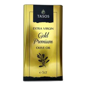 Оливковое масло TASOS Extra Virgin GOLD PREMIUM 5л Греция